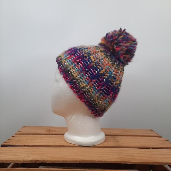 Accessory Depot Knitted beanie multi color - Picture 5 of 10